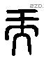 而 Liushutong characters