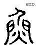 鱼 Liushutong characters