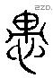 虞 Liushutong characters