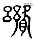 舒 Liushutong characters