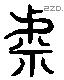 呼 Liushutong characters