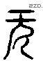 無 Liushutong characters