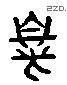 親 Liushutong characters