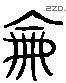 侖 Liushutong characters