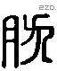 然 Liushutong characters