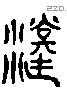 原 Liushutong characters