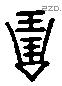 琱 Liushutong characters