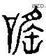 謠 Liushutong characters