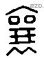 襄 Liushutong characters