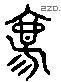 觞 Liushutong characters