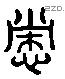 常 Liushutong characters