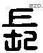 長 Liushutong characters