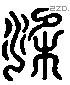 梁 Liushutong characters