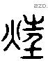 狂 Liushutong characters