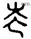 蒼 Liushutong characters