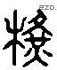 橫 Liushutong characters