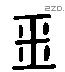 巠 Liushutong characters