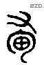 疇 Liushutong characters