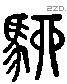 騮 Liushutong characters