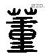 蕫 Liushutong characters