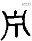 宁 Liushutong characters