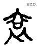 袞 Liushutong characters