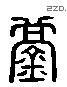 镐 Liushutong characters