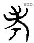 考 Liushutong characters