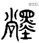 黨 Liushutong characters