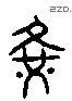 廣 Liushutong characters