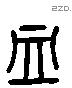 皿 Liushutong characters