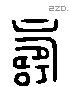 寿 Liushutong characters