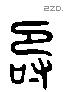 壽 Liushutong characters