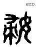 婦 Liushutong characters