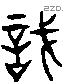 誌 Liushutong characters