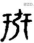 羿 Liushutong characters