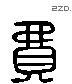 費 Liushutong characters