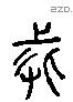 戒 Liushutong characters