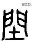 闰 Liushutong characters