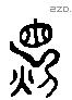 畯 Liushutong characters