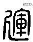 運 Liushutong characters