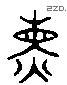 練 Liushutong characters