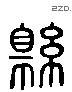 縣 Liushutong characters