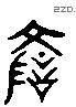 谚 Liushutong characters