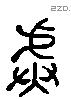 鬳 Liushutong characters