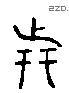 戰 Liushutong characters