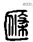 蓧 Liushutong characters