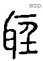 聽 Liushutong characters