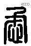 懋 Liushutong characters