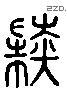 陸 Liushutong characters